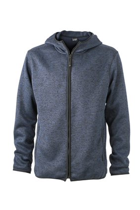 Herren Strick Fleece Jacke